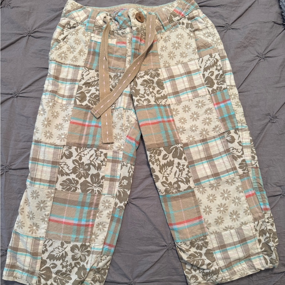 Limited Too Patchwork Patterned Pants